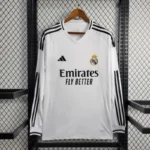 BELLINGHAM #5 Real Madrid Home Long Sleeve Replica Jersey 2024-25 - Image 9
