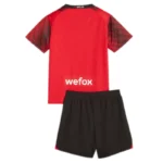 23-24 Kids AC Milan Jersey Home Kit - Image 2