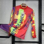 England Nation 95-96 Retro GoalKeeper Long Sleeve Kit Vintage Shirt Soccer Jersey - Image 6