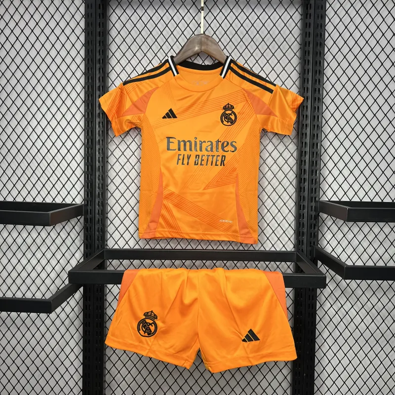 0499d36395 24-25 Real Madrid Third Away Kids Kit Soccer Jersey+Shorts - Image 2