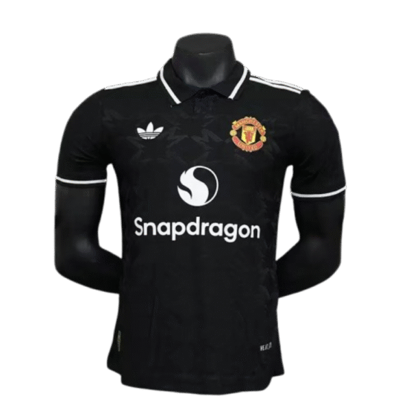 Manchester United 24-25 Player Version Black POLO Shirt