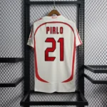 2006-07 AC Milan Ronaldo #99 Kakà #22 Maldini #3 Pirlo #21 UCL Final Retro Jersey Away Replica - Image 4