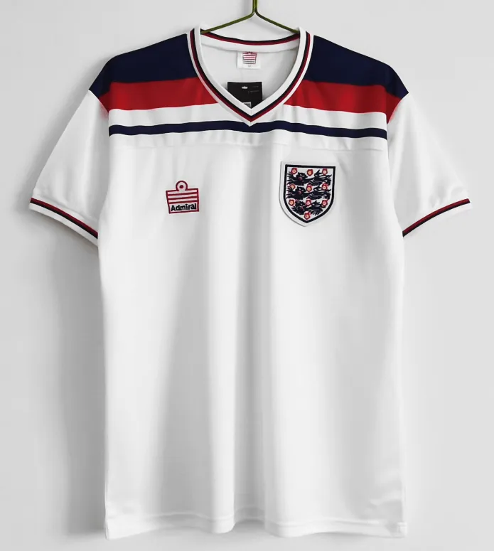 0857131bec England  1982 Retro Soccer Jersey Home Replica - Image 3
