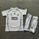 Real Madrid 06-07 Home Retro Kids Kits Youth Apparels Sport Jersey - Image 2