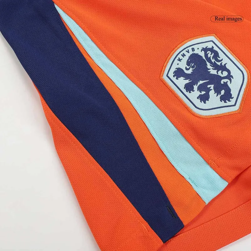 08939aa715 2024 Netherlands Nation Home Shorts EURO - Image 8