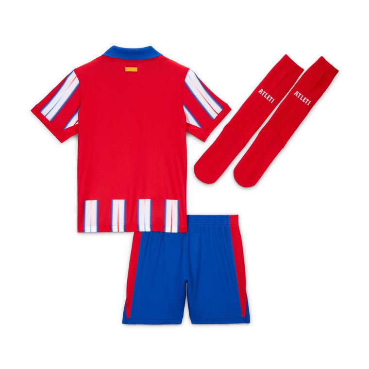 08cff8770b Kids Nike Atletico Madrid Custom Home Full Soccer Kits 2024-25 - Image 2