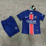 24-25 PSG Saint-Germain Home Soccer Kids Kit Jersey+Shorts - Image 3
