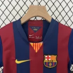 Barcelona Home 2014-15 Retro Kids Kits Jersey+Shorts - Image 10