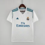 Real Madrid Retro Jersey Home Shirt 2017-18 - Image 3