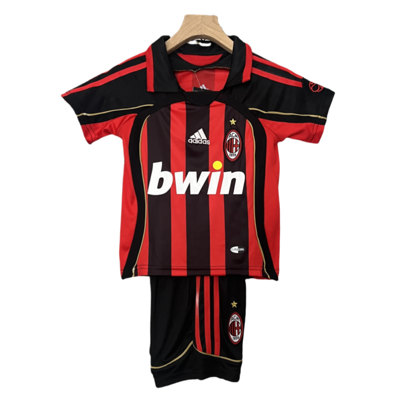 0a9d34e3 Kids AC Milan Retro Jersey Home Kits 2006-07 - Image 1