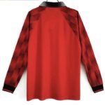 Manchester United Shirt Retro Long Sleeve Jersey Home 1996-97 - Image 2
