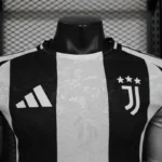 24-25 Juventus Home Soccer Jersey Player Version Long Sleeve - Image 7