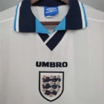 England Euro Cup 1996 Retro Jersey Home - Image 8