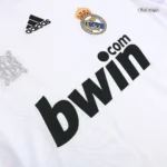 Real Madrid Retro Home Shirt Long Sleeve Jersey 2009-10 - Image 3