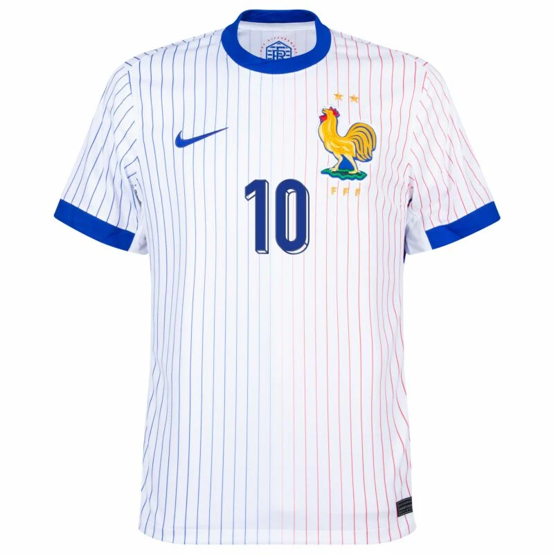 1000-0534349e1a France Away Zidane 10 Shirt 2024-2025 Player version Size:S-2XL Non-Customize - Image 3