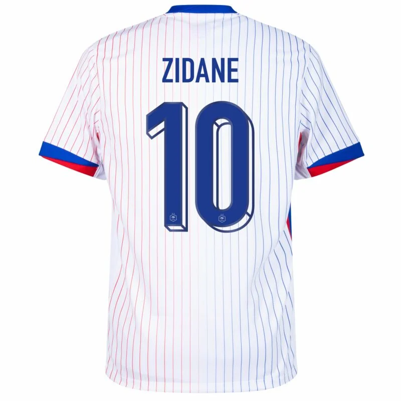 1010-053434a947 France Away Zidane 10 Shirt 2024-2025 Player version Size:S-2XL Non-Customize - Image 2