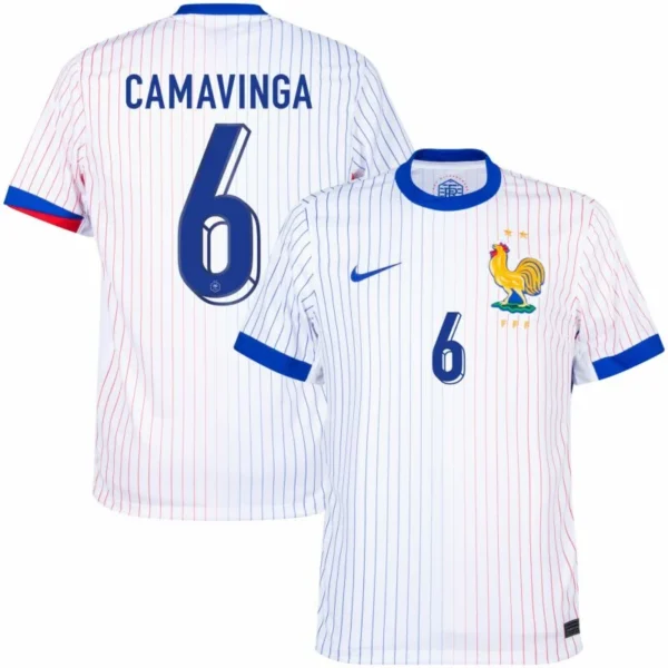 France Away Camavinga 6 Shirt 2024-2025 Player version Size:S-2XL Non-Customize