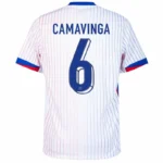 France Away Camavinga 6 Shirt 2024-2025 Fan Size：S-2XL Non-Customize - Image 2