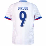 France Away Giroud 9 Shirt 2024-2025 Player version Size:S-2XL Non-Customize - Image 2