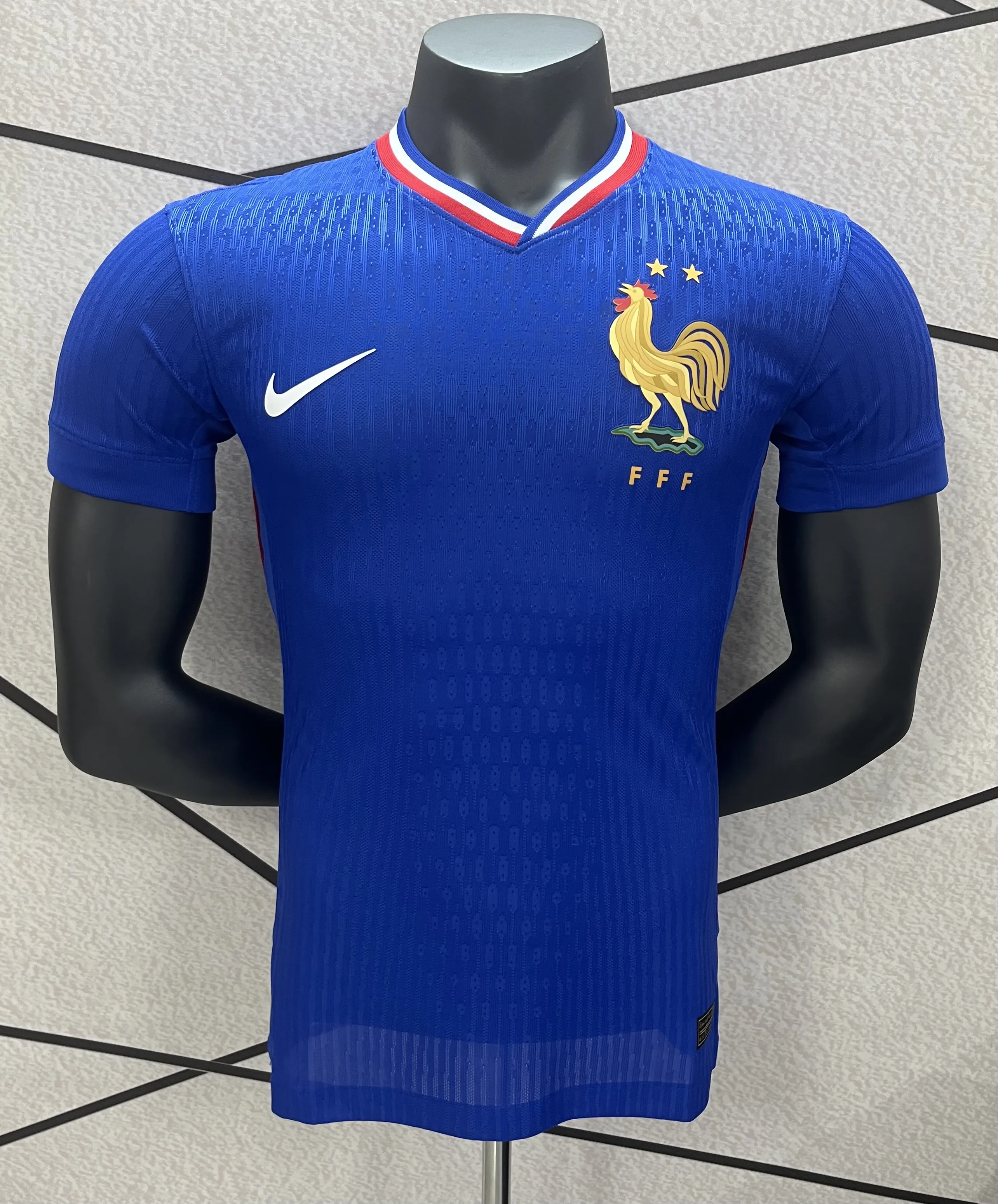 1023-0519042cae France Home Rabiot 14 Shirt 2024-2025 Player version Size:S-2XL Non-Customize - Image 4