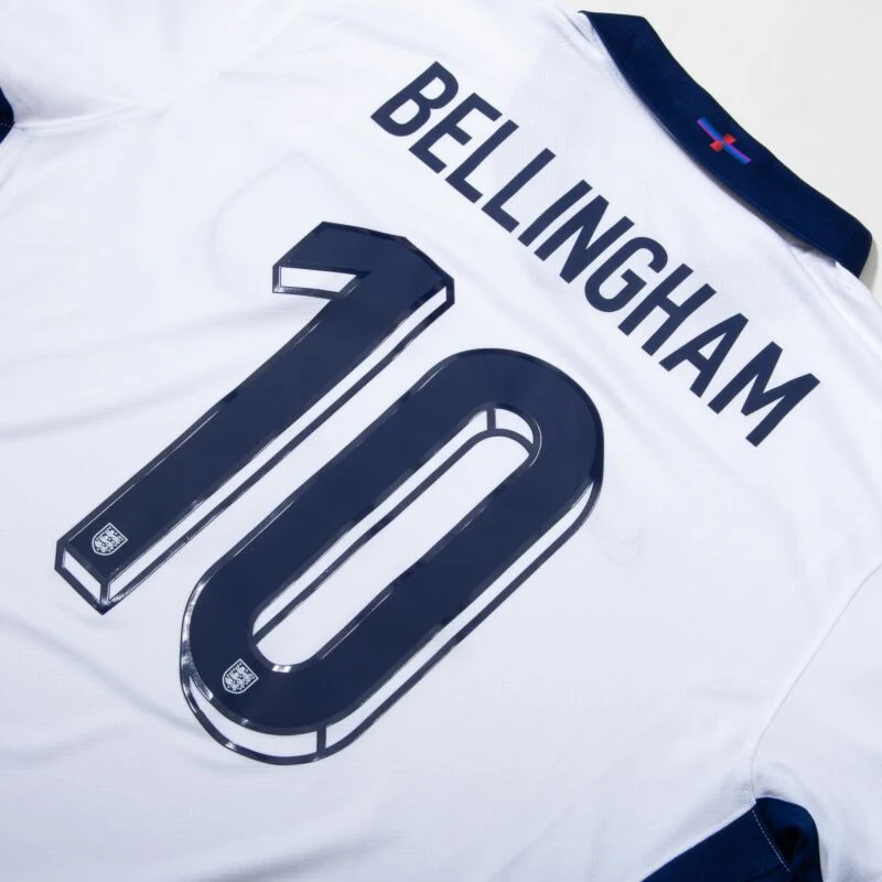 1039 England Home Bellingham 10 Shirt 2024-2025 Fan Size:S-2XL Non-Customize - Image 10