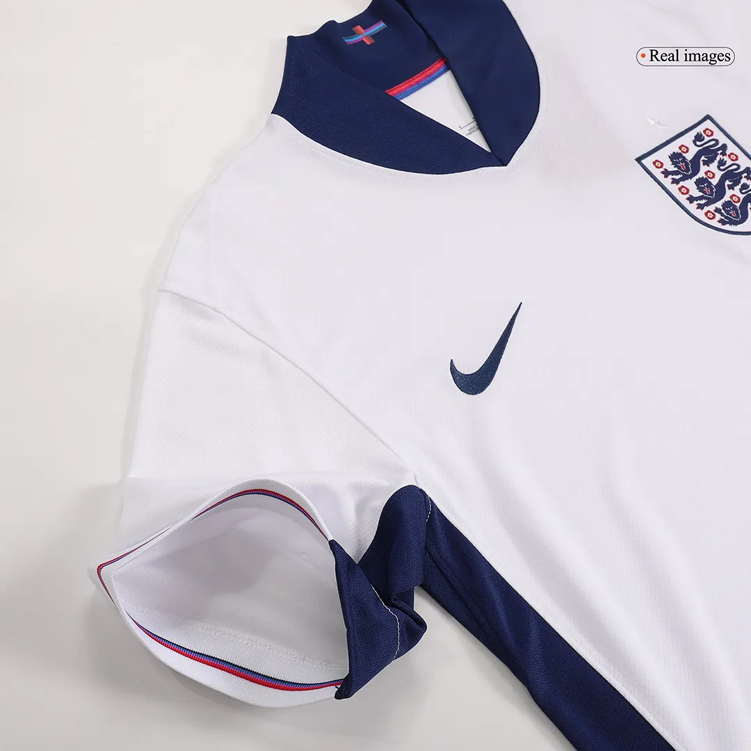 1044-08402027f6 England Home Mainoo 26 Shirt 2024-2025 Fan Size:S-2XL Non-Customize - Image 4