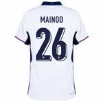 England Home Mainoo 26 Shirt 2024-2025 Fan Size:S-2XL Non-Customize - Image 2