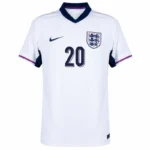 England Home Foden 20 Shirt 2024-2025 Fan Size：S-2XL Non-Customize - Image 3