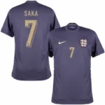 England Away Saka 7 Shirt 2024-2025 Fan Size:S-2XL Non-Customize