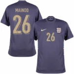 England Away Mainoo 26 Shirt 2024-2025 Fan Size:S-2XL Non-Customize