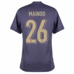 England Away Mainoo 26 Shirt 2024-2025 Player version Size:S-2XL Non-Customize - Image 2