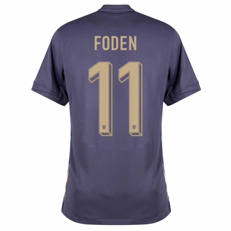 1092-094306161e England Away Foden 11 Shirt 2024-2025 Player version Size:S-2XL Non-Customize - Image 2