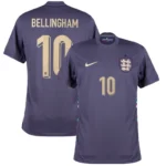 England Away Bellingham 10 Shirt 2024-2025 Fan Size:S-2XL Non-Customize