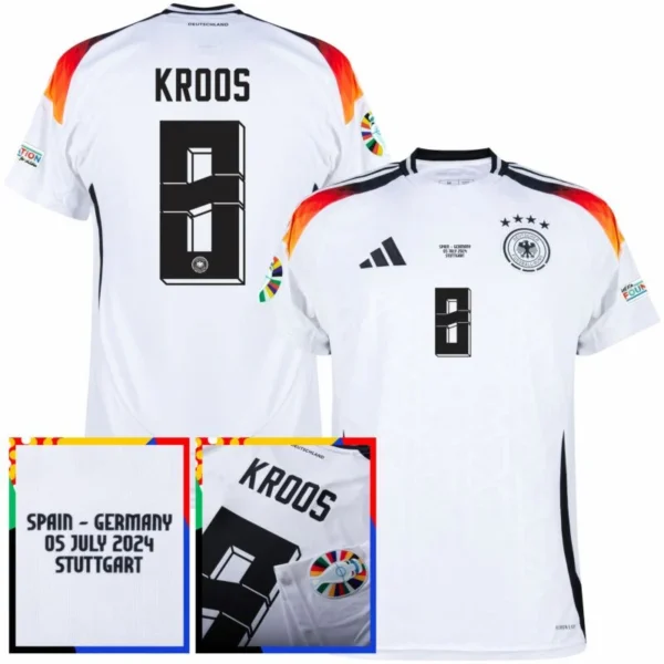 Germany Home Kroos 8 Shirt  2024 Player version Size:S-2XL  Non-Customize