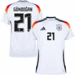 Germany Home Gündoğan 21 Shirt  2024 Fan Size：S-2XL  Non-Customize