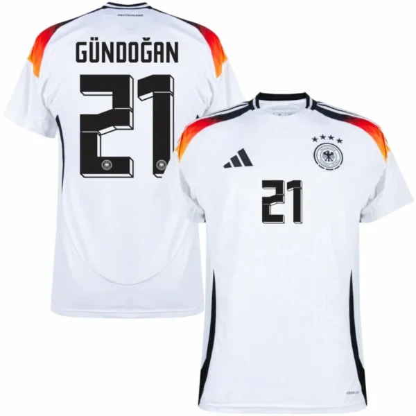 Germany Home Gündoğan 21 Shirt  2024 Player version Size：S-2XL  Non-Customize