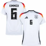 Germany Home Kimmich 6 Shirt  2024 Fan Size：S-2XL  Non-Customize