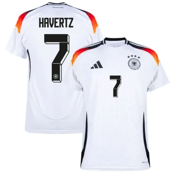 Germany Home Havertz 7 Shirt  2024 Fan Size:S-2XL  Non-Customize