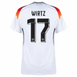 Germany Home Wirtz 17 Shirt  2024 Player version Size：S-2XL  Non-Customize - Image 2