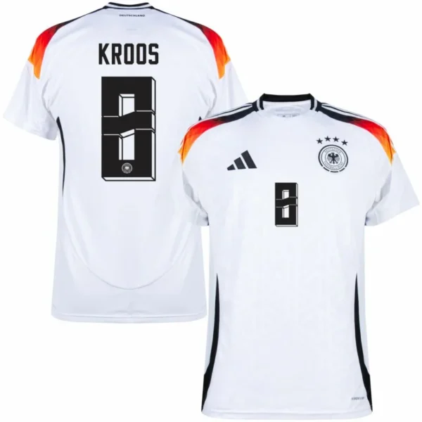 Germany Home Kroos 8 Shirt  2024 Fan Size：S-2XL  Non-Customize