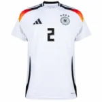 Germany Home Rüdiger 2 Shirt  2024 Fan Size：S-2XL  Non-Customize - Image 3