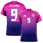 Germany Away  Füllkrug 9 Shirt  2024 Fan Size：S-2XL  Non-Customize