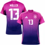 Germany Away  Müller 13 Shirt  2024 Fan Size：S-2XL  Non-Customize