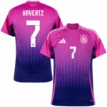 Germany Away  Havertz 7 Shirt  2024 Fan Size：S-2XL  Non-Customize