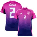 Germany Away  Rüdiger 2 Shirt  2024 Fan Size：S-2XL  Non-Customize