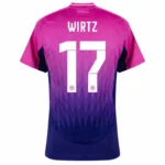 Germany Away  Wirtz 17 Shirt  2024 Fan Size：S-2XL  Non-Customize - Image 2