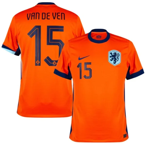 Holland Home Van De Ven 15 Shirt 2024-2025 Fan Size：S-4XL Non-Customize