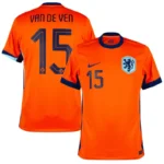 Holland Home Van De Ven 15 Shirt 2024-2025 Player version Size：S-2XL Non-Customize