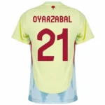 Spain Away Oyarzabal 21 Shirt 2024-2025 Fan / Player version  Size：S-2XL Non-Customize - Image 2