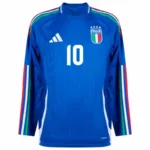 Italy Natio Home Long sleeve  R.Baggio 10 Shirt 2024-2025 Fan Size：S-2XL Non-Customize - Image 3